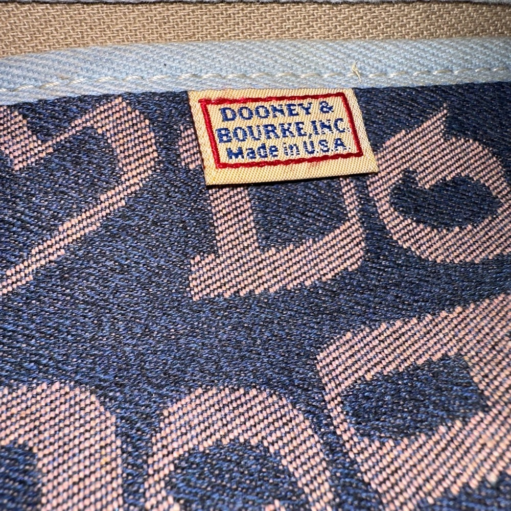 Dooney & Bourke Vintage Denim Y2K Shoulder Bag - Picture 8 of 9